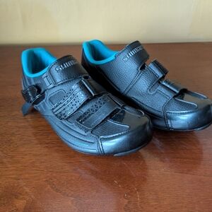 Shimano Womans Cycling Shoes SH-RP 300 W L - Black and Blue NWOT
